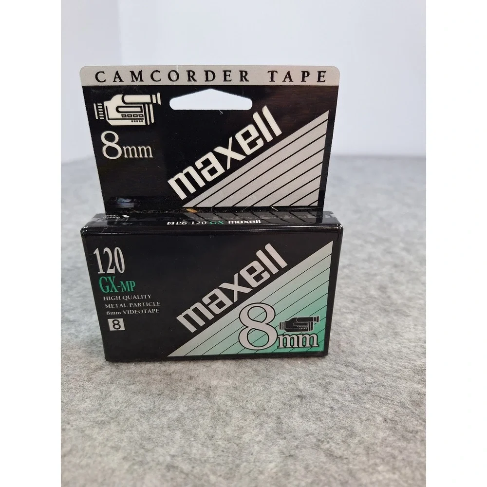 Maxell 8mm GX MP 120 Minute‎ High Quality Metal Particle Videotape New